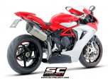 Układ wydechowy SC-PROJECT SC1-R TYTAN SLIP-ON MV AGUSTA F3 800 2013 - 2016