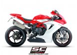 Układ wydechowy SC-PROJECT SC1-R TYTAN SLIP-ON MV AGUSTA F3 675 2017 - 2021