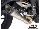 Układ wydechowy SC-PROJECT S1 TYTAN SLIP-ON TRIUMPH STREET TRIPLE S 660 / A2 2020 - 2021