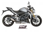 Układ wydechowy SC-PROJECT S1 STAL SLIP-ON SUZUKI GSX-S 1000 / F 2017- 2020