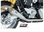 Układ wydechowy SC-PROJECT 70S CONICAL STAL 2 SLIP-ON TRIUMPH THRUXTON 1200 / R 2016