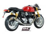 Układ wydechowy SC-PROJECT 70S CONICAL STAL 2 SLIP-ON TRIUMPH THRUXTON 1200 / R 2016