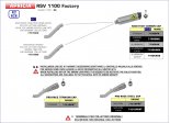 Układ Wydechowy ARROW APRILIA RSV4 1100 FACTORY 2019/2021 RACE-TECH ALUMINIUM CARBY END CAP