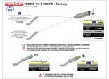 Układ Wydechowy ARROW APRILIA TUONO V4 1100 RR/FACTORY 2017/2018 LINK PIPE STAL