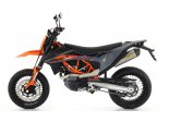 Układ Wydechowy ARROW KTM 690 SMC R 2019/2021 RACE-TECH ALUMINIUM DARK CARBY END CAP