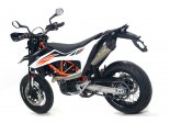 Układ Wydechowy ARROW KTM 690 SMC R 2019/2021 RACE-TECH ALUMINIUM DARK CARBY END CAP