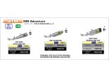 Układ Wydechowy ARROW KTM 390 ADVENTURE 2020/2021 GP2 STAL NICHROM DARK
