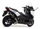 Układ Wydechowy ARROW YAMAHA T-MAX 530 2017/2020 RACE-TECH ALUMINIUM DARK CARBY END CAP