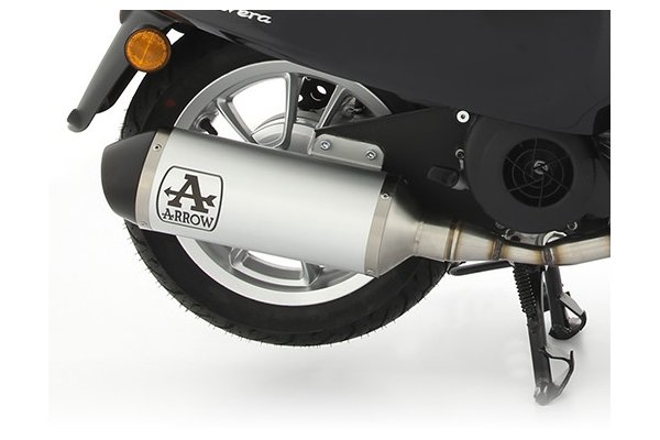 Układ Wydechowy ARROW PIAGGIO VESPA PRIMAVERA 125 3V IE 2021 URBAN ALUMINIUM DARK