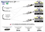 Układ Wydechowy ARROW YAMAHA TENERÉ 700 2019/2021 INDY RACE TYTAN CARBY END CAP