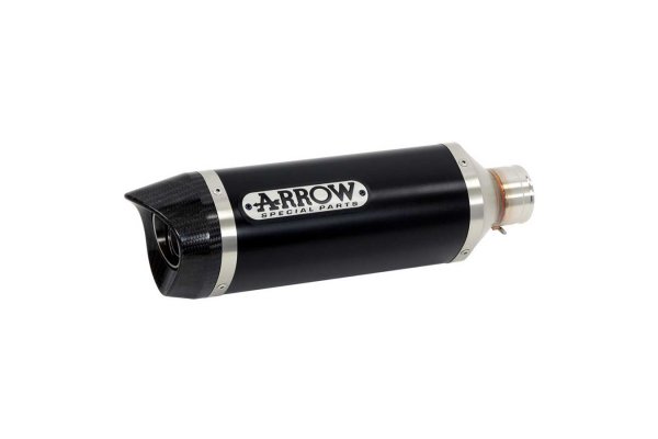 Układ Wydechowy ARROW YAMAHA MT-07 2021 THUNDER ALUMINIUM DARK CARBY END CAP