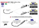 UKŁAD WYDECHOWY ARROW HONDA CRF 1000L AFRICA TWIN 2016/2019 KOLEKTOR STAL
