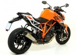 Układ Wydechowy ARROW KTM 1290 SUPERDUKE 2014/2019 X-KONE STAL NICHROM CARBY END CAP