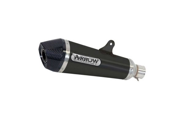 Układ Wydechowy ARROW YAMAHA TRACER 700 2016/2021 X-KONE STAL NICHROM DARK CARBY END CAP