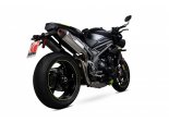 Speed Triple R / S/ RS 18/19 Serket Taper Slip-on (Para) Czarna Ceramika RTR88BCER