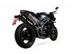 Speed Triple R / S/ RS 18/19 Serket Taper Slip-on (Para) Czarna Ceramika RTR88BCER