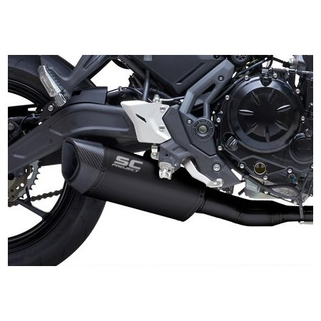 Układ wydechowy SC-PROJECT SC1-R GT TYTAN CZARNY FULL SYSTEM KAWASAKI NINJA 650 2020