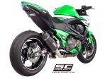 Układ wydechowy SC-PROJECT OVAL KARBON SLIP-ON KAWASAKI Z 800 2012 - 2016