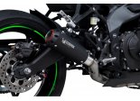 Kompletny Układ Wydechowy Scorpion Kawasaki Ninja ZX-25R 2020/+ Red Power Czarna Ceramika PKA140SYSBCER