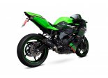 Kompletny Układ Wydechowy Scorpion Kawasaki Ninja ZX-25R 2020/+ Red Power Czarna Ceramika PKA140SYSBCER