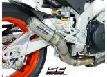 Układ wydechowy SC-PROJECT CR-T TYTAN SLIP-ON APRILIA TUONO V4 1100 / FACTORY / RR 2017 - 2020