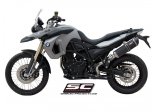 Układ wydechowy SC-PROJECT OVAL KARBON SLIP-ON BMW F 800 GS / ADVENTURE 2008 - 2015