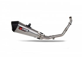 Kompletny Układ Wydechowy Scorpion Yamaha YZF R-125 2021/+ Serket Taper Stal RYA115SYSSEO