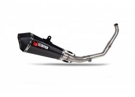 Kompletny Układ Wydechowy Scorpion Yamaha YZF R-125 2021/+ Serket Taper Carbon RYA115SYSCEO