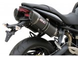 Układ wydechowy SC-PROJECT OVAL KARBON 2 SLIP-ON TRIUMPH STREET TRIPLE 675 / R 2007 - 2012