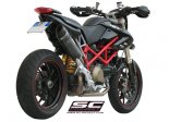 Układ wydechowy SC-PROJECT OVAL KARBON SLIP-ON DUCATI HYPERMOTARD 1100 / S 2007 - 2009