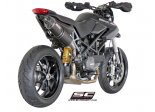 Układ wydechowy SC-PROJECT OVAL KARBON SLIP-ON DUCATI HYPERMOTARD 796