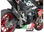 Układ wydechowy SC-PROJECT OVAL KARBON SLIP-ON APRILIA RSV4 / RF / RR 2015 - 2016