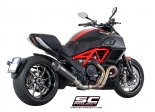 Układ wydechowy SC-PROJECT OVAL KARBON SLIP-ON DUCATI DIAVEL 2011 - 2017