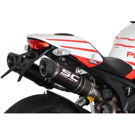 Układ wydechowy SC-PROJECT GP-TECH KARBON 2 SLIP-ON DUCATI MONSTER 796 2010 - 2014