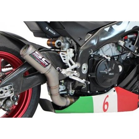 Układ wydechowy SC-PROJECT CR-T MESH TYTAN SLIP-ON APRILIA RSV4 / RF / RR 2015 - 2016