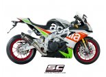 Układ wydechowy SC-PROJECT OVAL KARBON SLIP-ON APRILIA RSV4 / RF / RR 2017