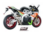 Układ wydechowy SC-PROJECT OVAL TYTAN SLIP-ON APRILIA RSV4 / RF / RR 2017