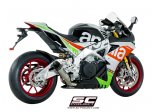 Układ wydechowy SC-PROJECT S1 TYTAN SLIP-ON APRILIA RSV4 / RF / RR 2017