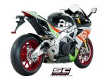 Układ wydechowy SC-PROJECT S1 TYTAN SLIP-ON APRILIA RSV4 / RF / RR 2017