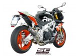 Układ wydechowy SC-PROJECT OVAL KARBON SLIP-ON APRILIA TUONO V4 1100 / FACTORY / RR 2017 - 2020