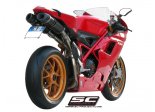 Układ wydechowy SC-PROJECT OVAL KARBON 2 SLIP-ON DUCATI 1098 / S / R 2006 - 2011