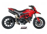 Układ wydechowy SC-PROJECT OVAL KARBON SLIP-ON DUCATI HYPERMOTARD 821 2013 - 2016