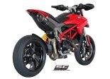 Układ wydechowy SC-PROJECT OVAL KARBON SLIP-ON DUCATI HYPERMOTARD 821 2013 - 2016