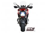 Układ wydechowy SC-PROJECT OVAL STAL CZARNY SLIP-ON DUCATI MULTISTRADA 1200 / S 2015 - 2017