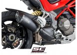 Układ wydechowy SC-PROJECT OVAL STAL CZARNY SLIP-ON DUCATI MULTISTRADA 1200 / S 2015 - 2017