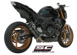 Układ wydechowy SC-PROJECT OVAL KARBON SLIP-ON KAWASAKI Z 750 / R 2007 - 2014