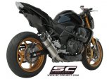 Układ wydechowy SC-PROJECT OVAL TYTAN SLIP-ON KAWASAKI Z 750 / R 2007 - 2014