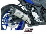 Układ wydechowy SC-PROJECT OVAL TYTAN SLIP-ON YAMAHA YZF R3 2015 - 2017