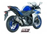 Układ wydechowy SC-PROJECT OVAL TYTAN SLIP-ON YAMAHA YZF R3 2015 - 2017