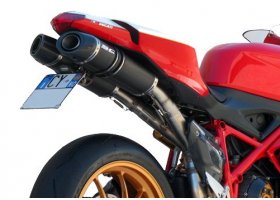 Układ wydechowy SC-PROJECT OVAL KARBON 2 SLIP-ON DUCATI 848 2007 - 2013